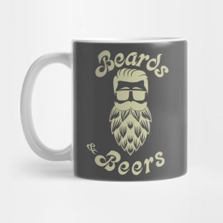 Beards & Beers - Tan Mug